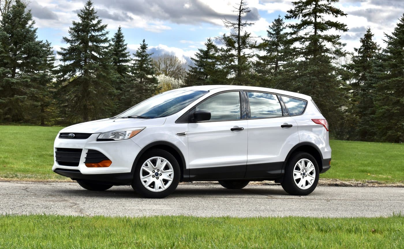 White Ford Escape from the FAJ Rentals fleet